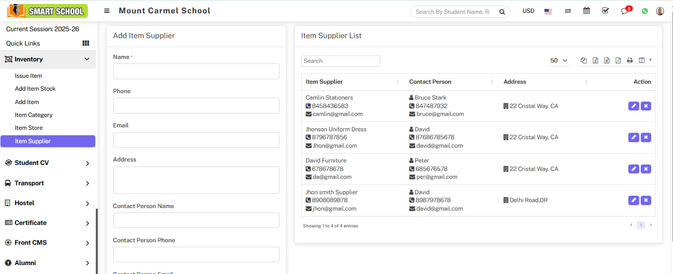 Add item supplier image