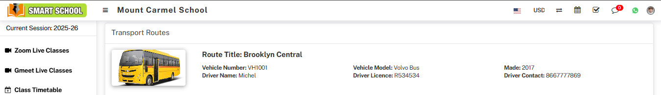 Vehicle details image