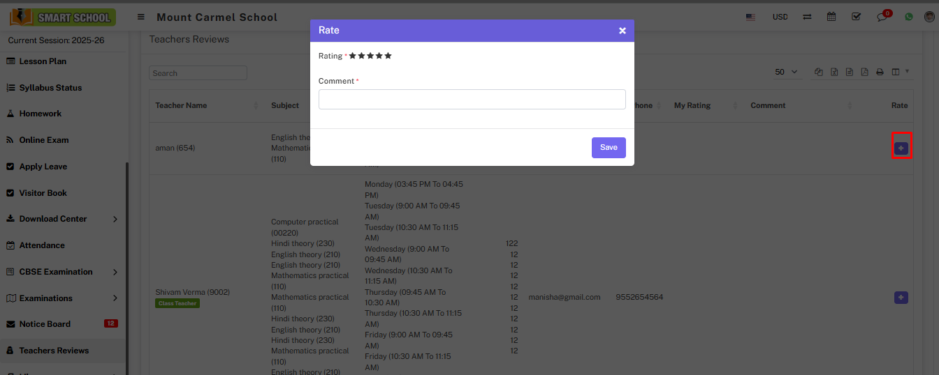 Student rating image