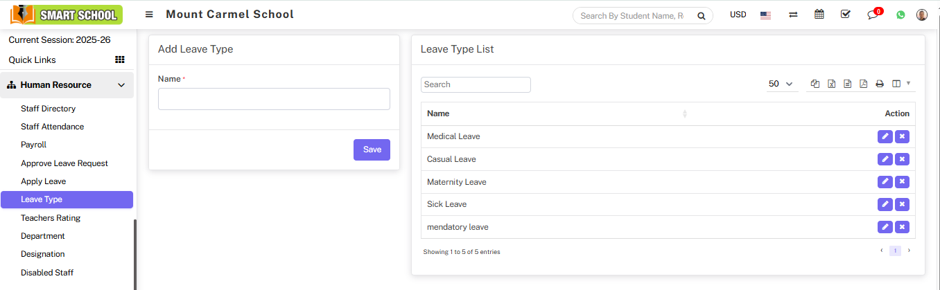 Add Leave type image