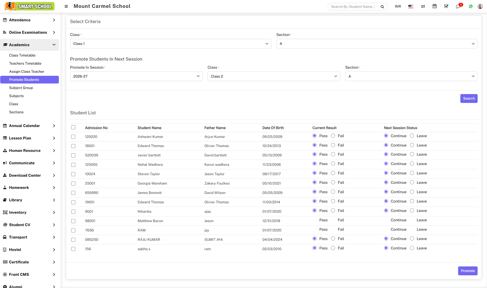 Promote student image