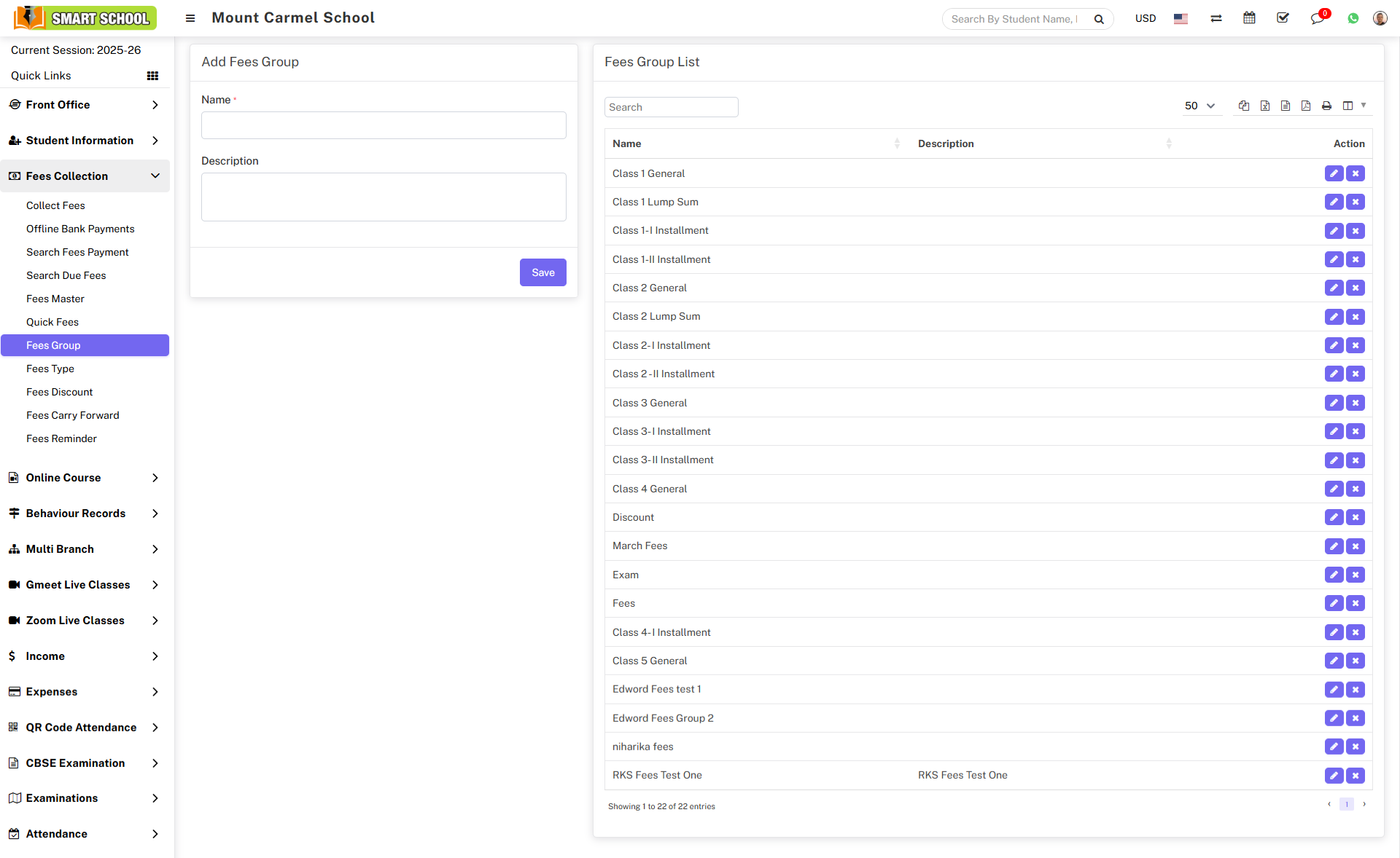 Add fees group image