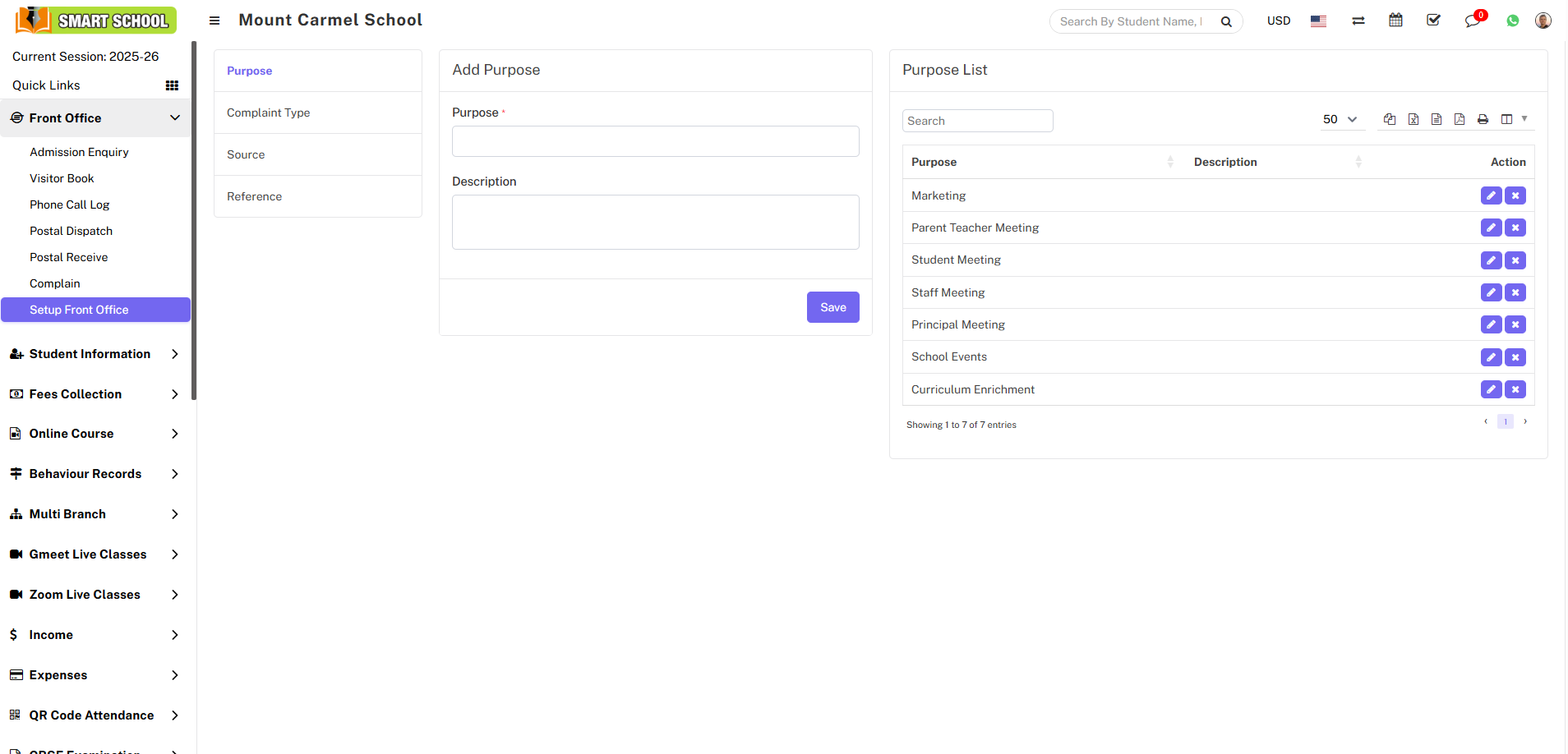 About front office image