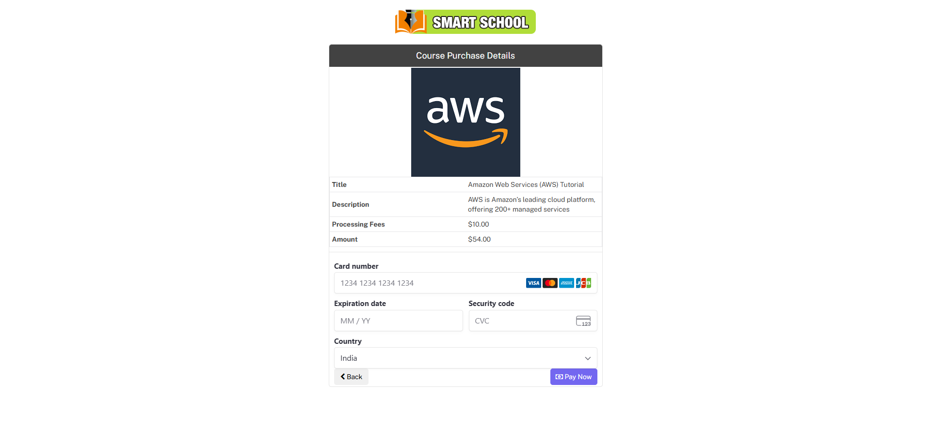 online course payment -1